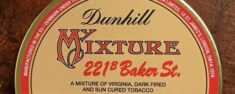 Etikett Dunhill 221B Baker Street